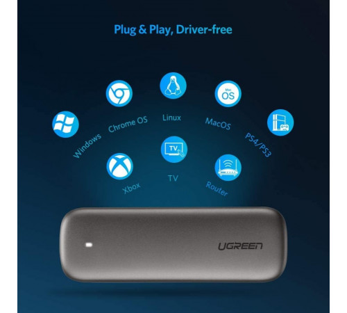UGREEN CM23 60355 M.2 Portable SSD Enclosure 6Gbps