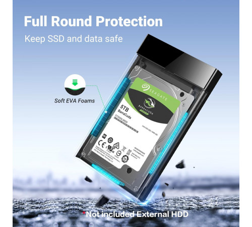 UGREEN M.2 USB 3.0 to 2.5" SATA SSD Box