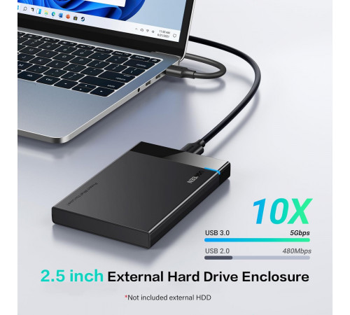 UGREEN M.2 USB 3.0 to 2.5" SATA SSD Box