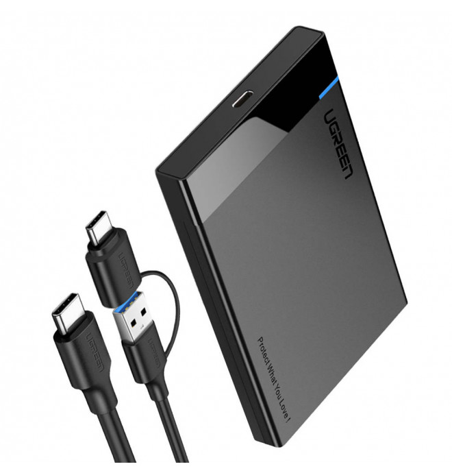 UGREEN USB-C 2.5" US221 50743 SSD/HDD Box