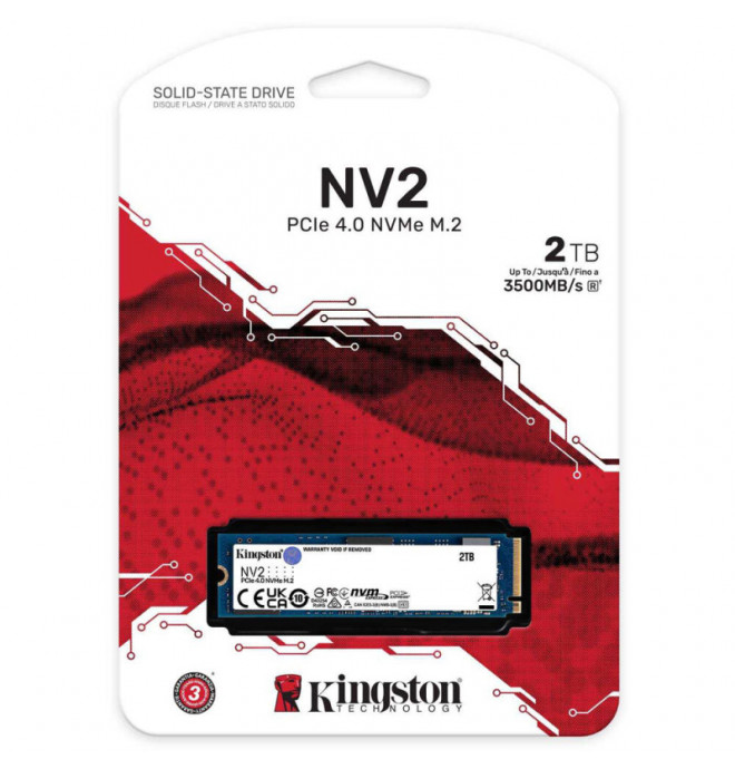 Kingston NV2 2 TB SNV2S/2000G M.2 SSD