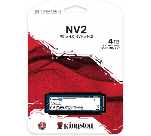 Kingston 4 TB SNV2S/4000G M.2 NVMe SSD