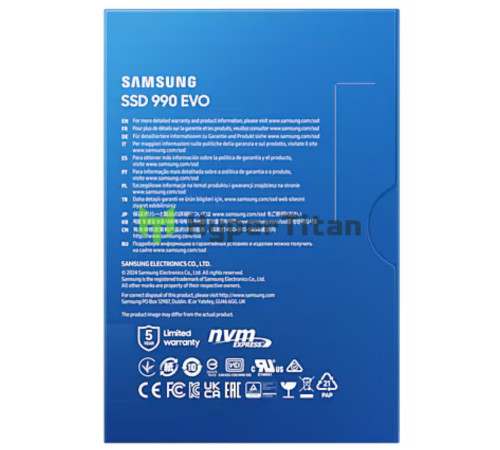 Samsung 990 Evo 1TB M2 NVMe SSD