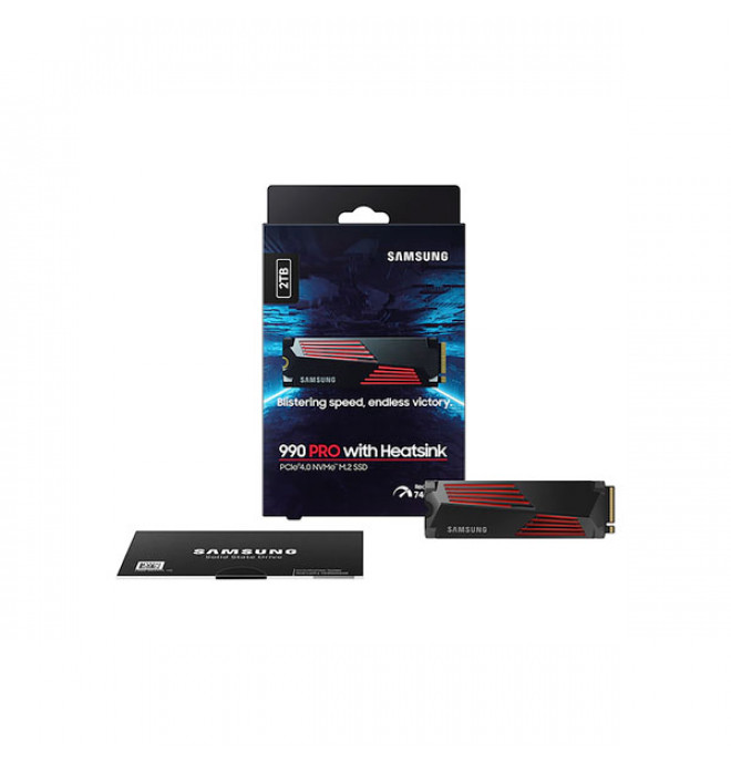 SSD M2 Samsung 990 PRO Heatsink 2 TB NVMe PCIe 2280 SSD