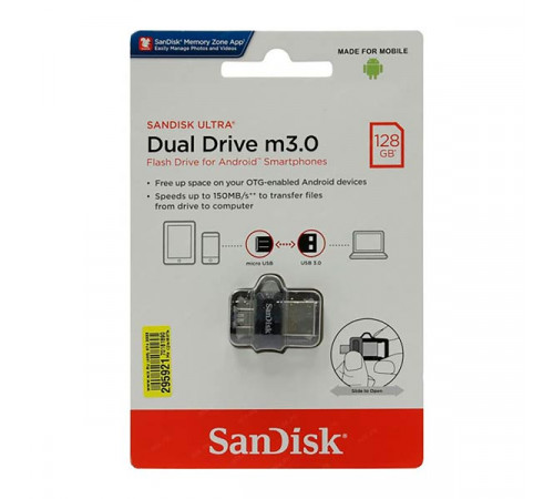 Chiavetta SanDisk Ultra Dual OTG USB 3.1 – 32/64/128GB Con Doppia Connettività