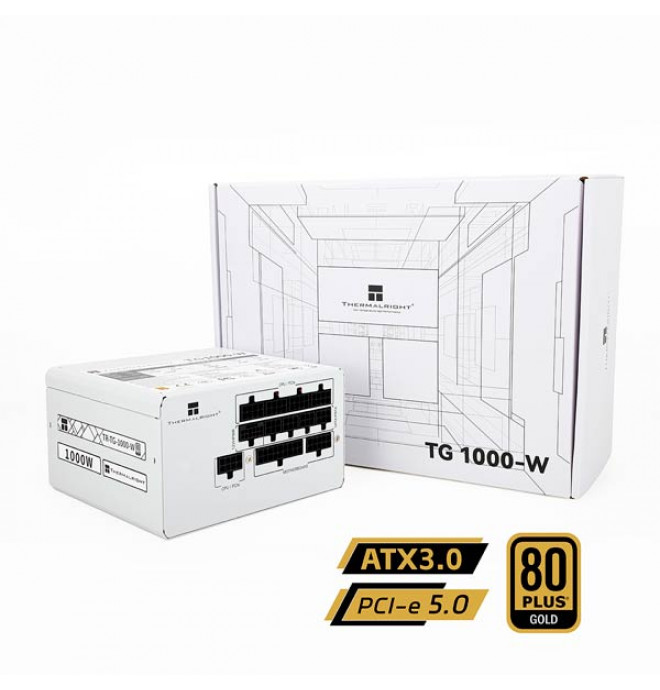 Thermalright TG1000-W White 80 Plus Gold Power Supply