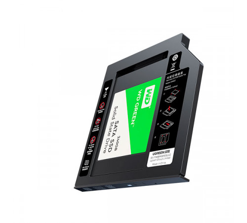 UGREEN SATA Hard Disk Drive Caddy Tray 9.5mm 70657 