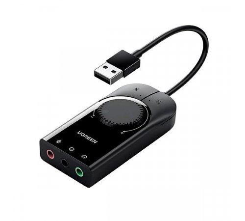 UGREEN USB Audio Adapter External Stereo Sound Card 3.5mm Headphone