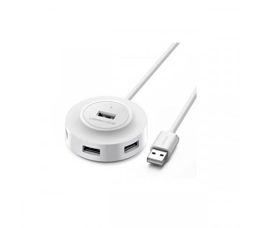USB hub Ugreen CR106 USB 2.0 Hub 4 Ports White, 1 m