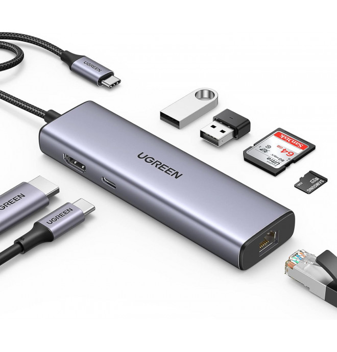 Ugreen 7-in-1 4K HDMI USB-C Hub